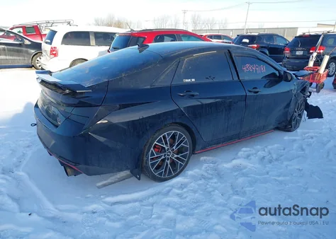 2023 Hyundai Elantra N из США, поврежденный, VIN KMHLW4AK0PU016314